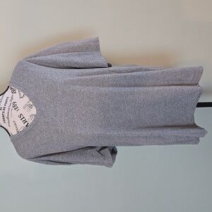 Grey V-neck Tee